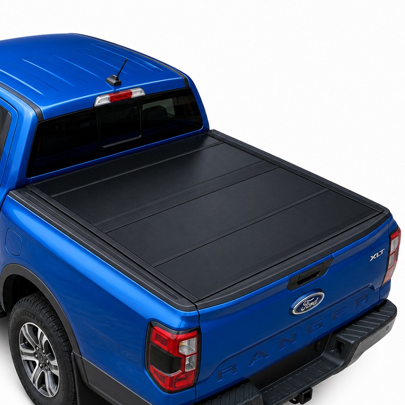Низкопрофильный жесткий четырехкратный чехол багажника для Ford Ranger