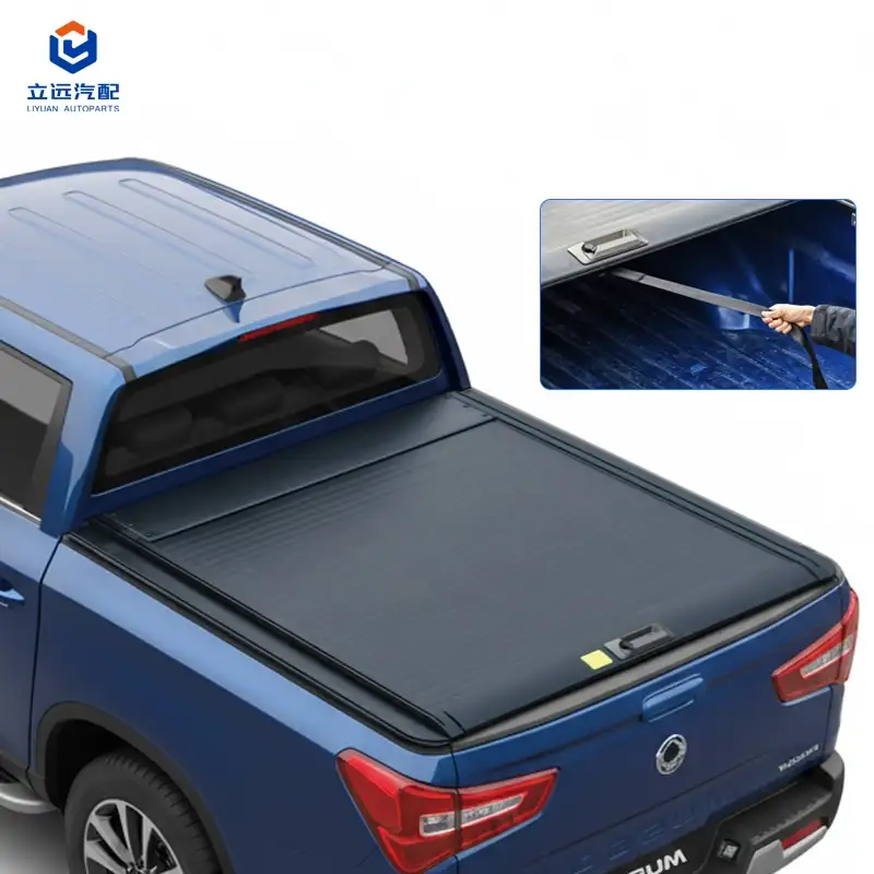 Ручная жесткая алюминиевая выдвижная крышка багажника для Ssangyong