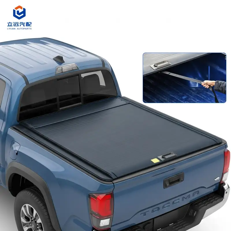 Ручная жесткая алюминиевая выдвижная крышка тонно для Toyota